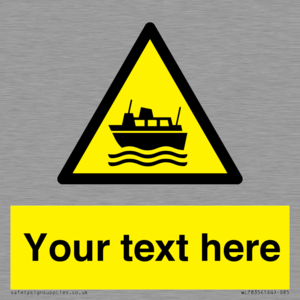 Custom warning ferries crossing vessels